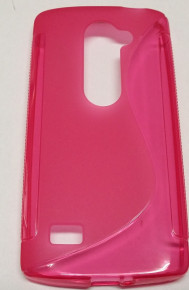 Силиконов гръб ТПУ S-Case за LG LEON  розов